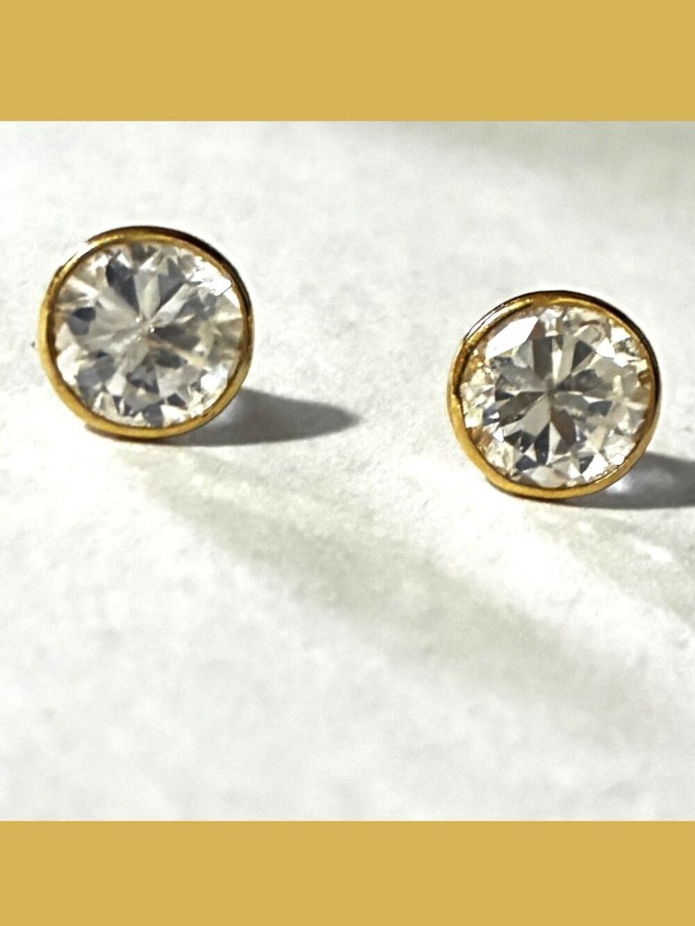 1/4 Carat Gemstone Earrings